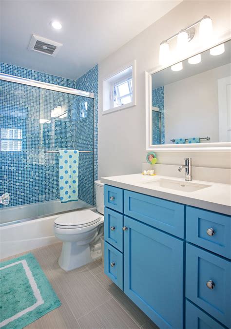 Each combines modern design trends with playful colors and patterns and subtle themes that kids will love. 12 Tips for The Best Kids Bathroom Decor