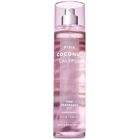 Bath And Body Works Pink Coconut Calypso Fine Fragrance Mist 8 Fluid
