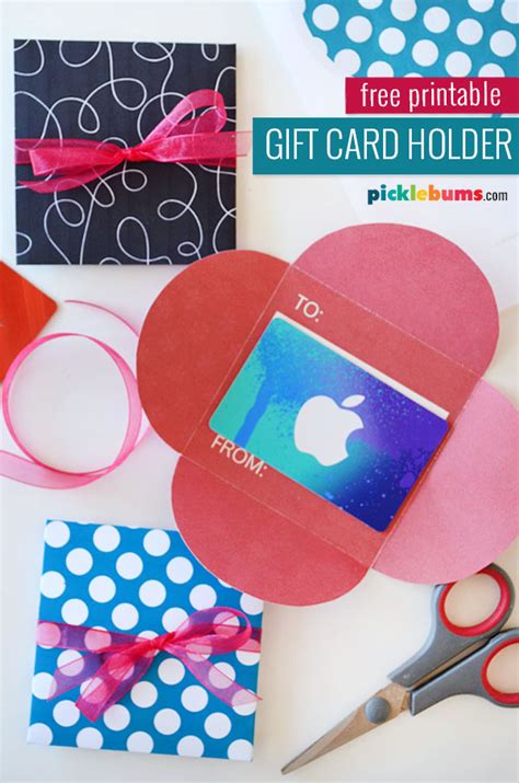 Printable Gift Card Holder Template