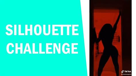 How To Do The Silhouette Challenge On Tiktok Red Silhouette Trend Filter Youtube