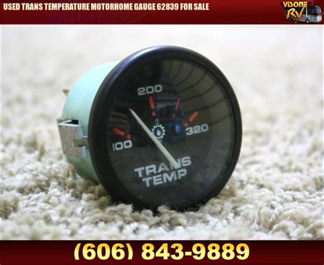 Rv Components Used Trans Temperature Motorhome Gauge 62839 For Sale