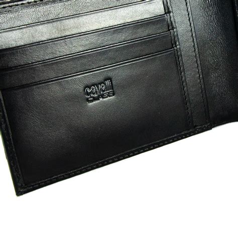 Cavalli Class Stainless Logo Bi Fold Wallet Black Designer Bags Wallets And Belts