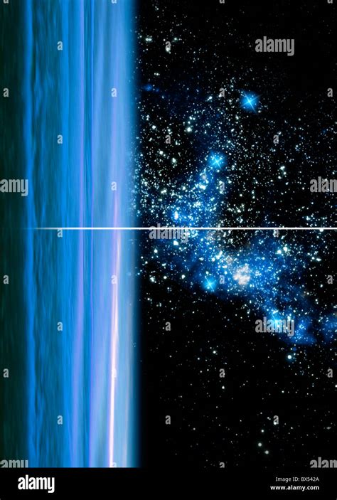 Uranus And Star Cluster Artwork Stock Photo Alamy