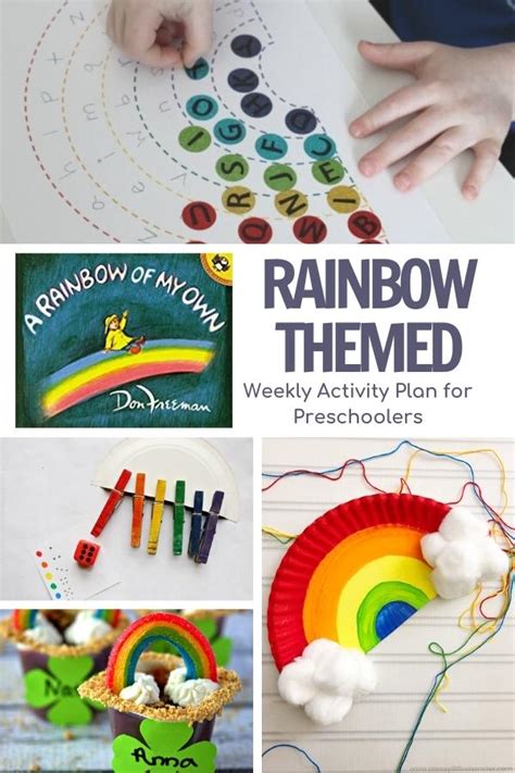 A Rainbow Of My Own Week Activity Plan For Preschoolers