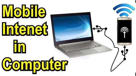 How To Connect Mobileandroid Internet To Laptopcomputer Via Usb In