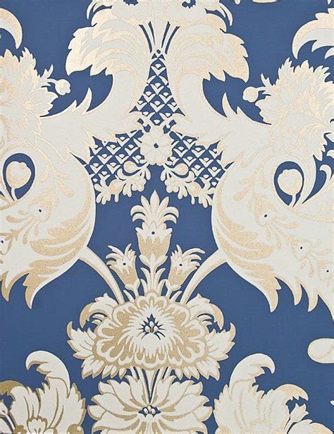 Wyndham Damask Wallpaper Albemarle Cole And Son Collection 2012 Royal