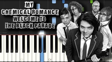 My Chemical Romance Welcome To The Black Parade Piano Tutorial