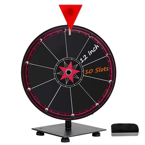 buy spinning wheel for prizes 10 slots color prize wheel with eraser 12 inch spin wheel with