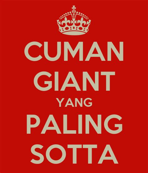 Cuman Giant Yang Paling Sotta Poster Sandy Keep Calm O Matic