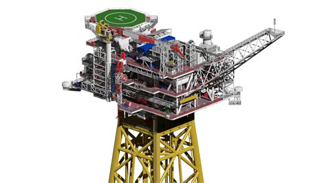 Fixed Platform Oil Rig 3d Model 150 Fbx Unknown Obj Max Free3d