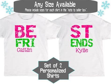 2 Best Friends Shirts Personalized For You By Aimtopleasecreations 24