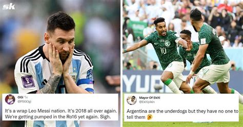 Twitter Explodes As Saudi Arabia Stun Lionel Messi And Argentina With 2 1 Comeback Win In Fifa