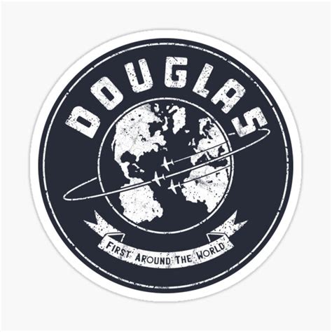 Douglas Aircraft Company Logo Sticker For Sale By 909apparel Redbubble