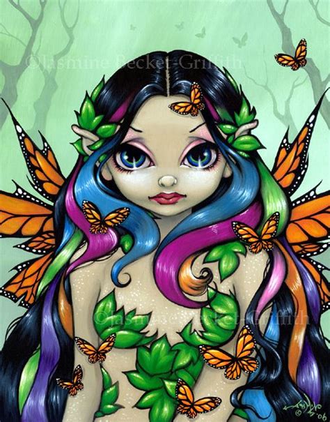 Spring Butterfly Maiden Fairy Art Fantasy Art Jasmine Becket Griffith