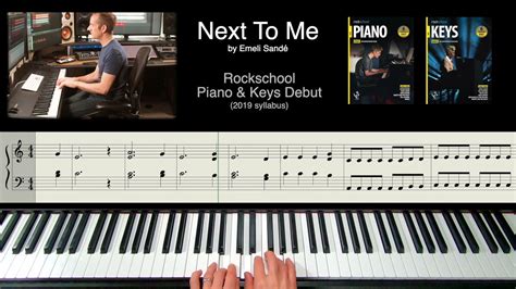 Next To Me Rockschool Piano And Keys Debut 2019 Syllabus Youtube