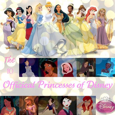 Dress Collage Ten Original Disney Princesses Photo Images