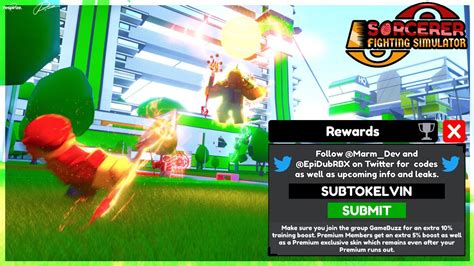 Codes sorcerer fighting simulator (juillet 2021) retrouvez une liste de tous les codes disponibles sur le jeu sorcerer fighting simulator de roblox vous permettant des gemmes et du mana. Codes For Sorcerer Fighting Sim - Roblox Anime Fighting ...