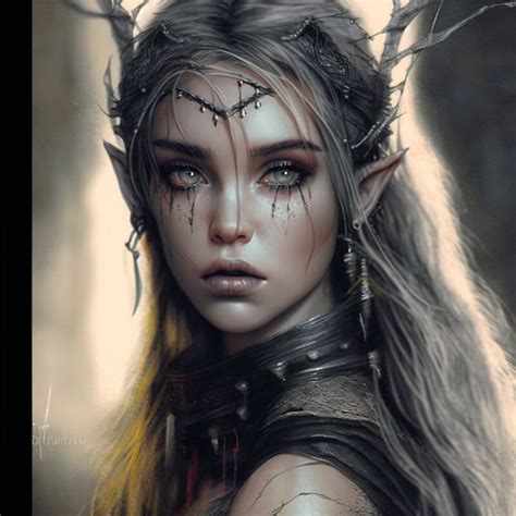 Artstation Witch Queen Of Elves Elves Fantasy Elf Art Character Portraits