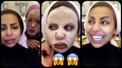 هند البلوشي تضع ماسك على وجهها وتغني بطريقة مضحكة 😂 Youtube