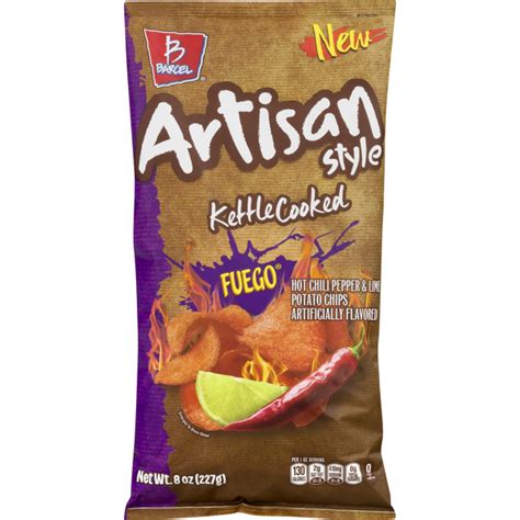 Save On Barcel Artisan Style Kettle Cooked Potato Chips Fuego Chili