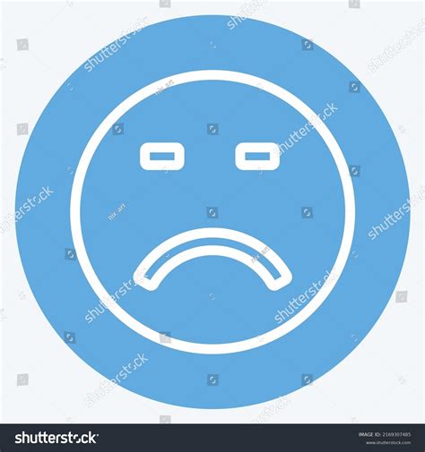 Icon Emoticon Loser Suitable Emoticon Symbol Stock Vector Royalty Free
