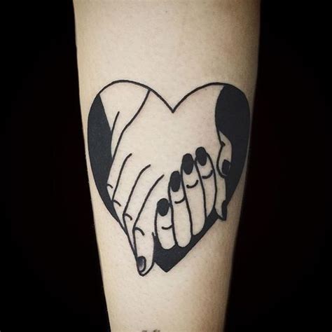 Black Hands Holding Tattoo Tattoo Inspiration Pinterest My Heart