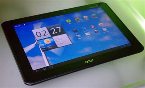 Acer Reveals New Android Tablet Iconia Tab A700