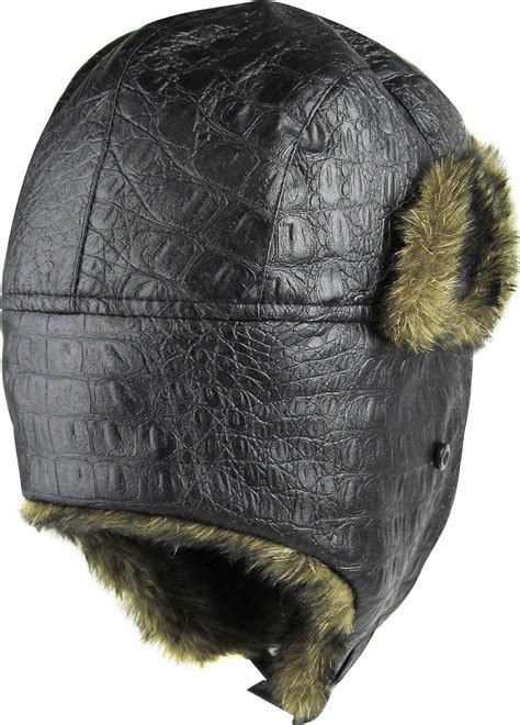 Buy Wool Blend Aviator Trapper Hat Trooper Ear Flaps Ushanka Eskimo
