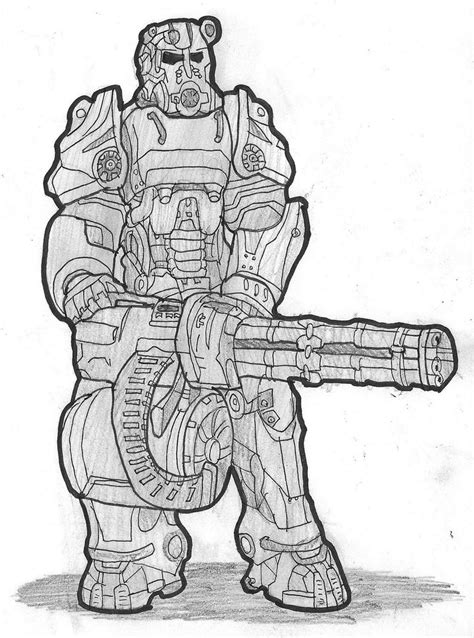 Fallout 4 Ideas Coloring Pages Sketch Coloring Page 391
