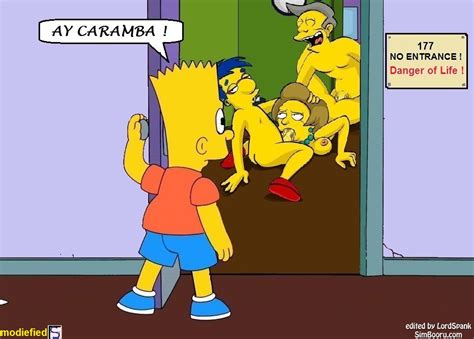 Post Bart Simpson Es Edna Krabappel Milhouse Van Free Download