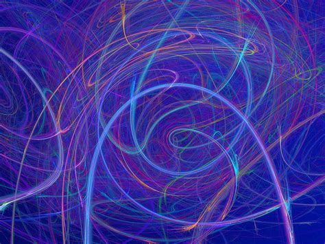 Swirling Lines Of Light Digital Art By Werner Hilpert