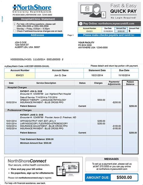 Medical Billing Statement Template Awesome Billing In 2020 Statement