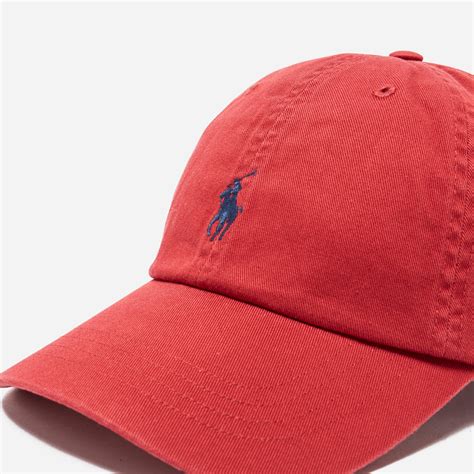 Polo Ralph Lauren Cotton Classic Sport Cap In Red For Men Lyst