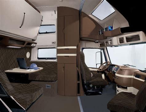 Volvo Vnl 780 İnterior Cabin Semi Trucks Interior Volvo Truck Interior