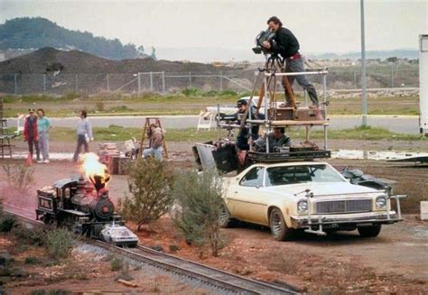 Filming The Train Scene In ‘back To The Future Iii 1990 Pics