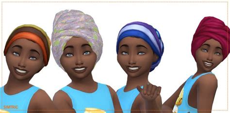 City Living Child Headwraps Head Wraps Toddler Hair Sims 4 Sims 4