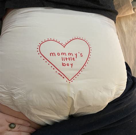 Abdl Adult Baby Diaper Mommys Diaper Boy Insert Name Etsy