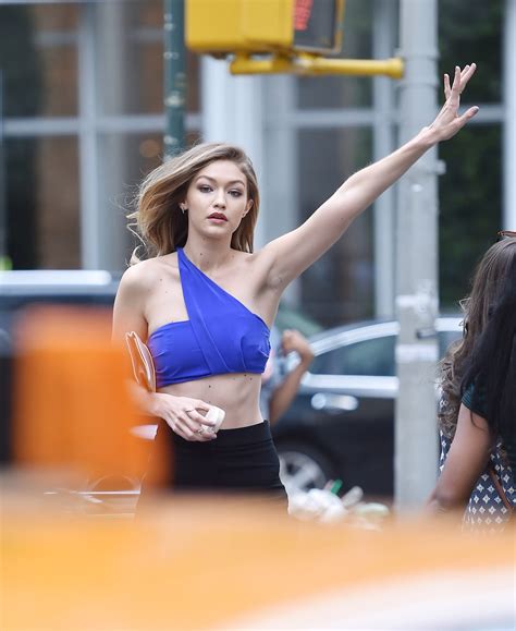 Gigi Hadid Pretty Much Wore A Bikini Top As A Shirt Teen Vogue