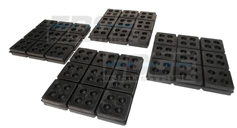 Heavy Duty Anti Vibration Isolation Pads 6 X 6 X 34 All Rubber