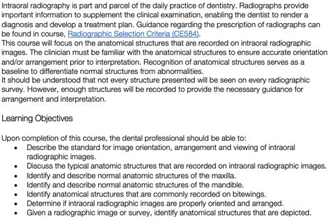 Intraoral Radiographic Anatomy