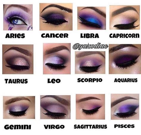 Pin On Zodiac Makeup