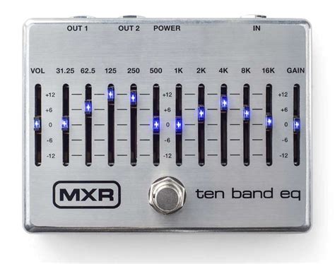 Mxr 10 Band Equalizer Silver Compre Na Egitana