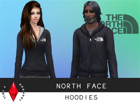 Sims4krampus Female North Face Hoodie