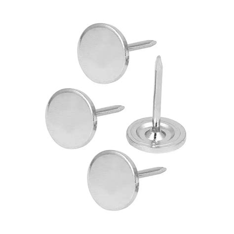Sliver Color Metal Office Home Drawing Pin Thumbtacks With Flat Head