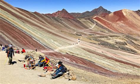 Vinicunca Rainbow Mountain In Peru