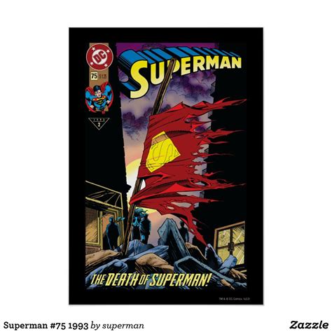 Superman 75 1993 Poster Poster Custom Posters Superman