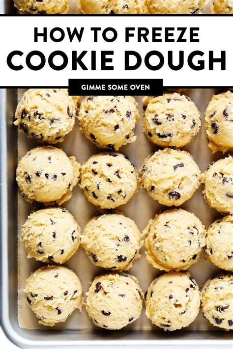 how to freeze cookie dough gimme some oven