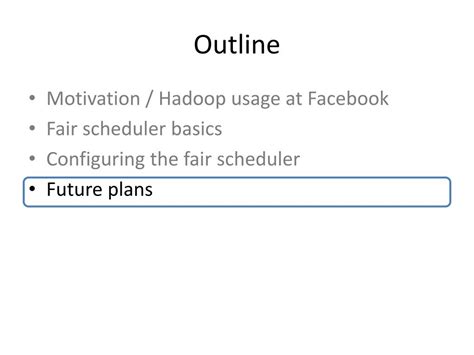 Ppt The Hadoop Fair Scheduler Powerpoint Presentation Free Download