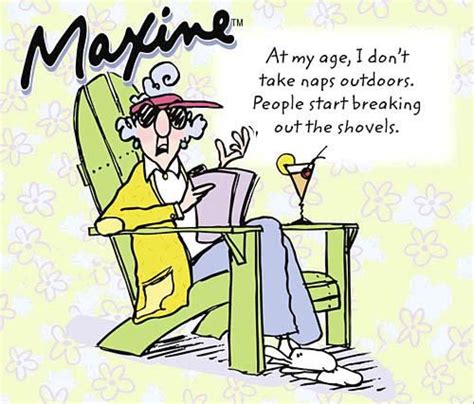 Funny Old Lady Cartoon Maxine