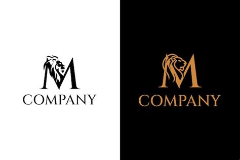 Premium Vector Letter M Lion Logo Vector Template